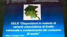 Presentato DDL in materia urbanistica